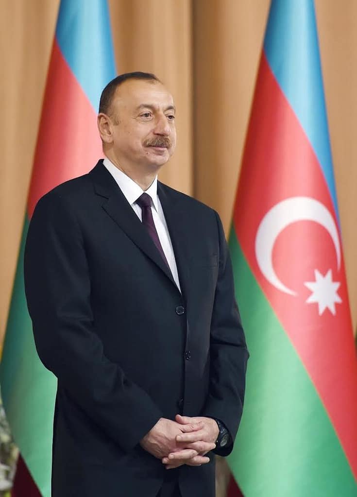 Azerbaijani president Ilham Aliyev